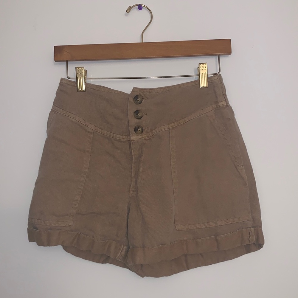 High rise shorts